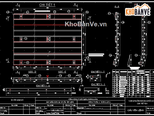 chi tiết cấu tạo,chi tiết thi công,kết cấu chi tiết,bản vẽ kết cấu cầu,thiết kế cầu