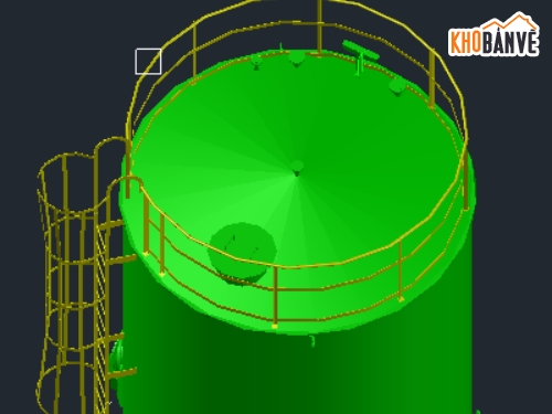 Diesel Oil Tank,Bản vẽ chi tiết,tank GA drawing,tank bồn bể,thiết kế chi tiết bồn bể,3D