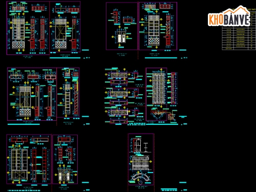 Bản vẽ cad chi tiết nội thất,chi tiết nội thất,showroom