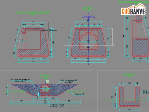 Bản vẽ,Cống D125,Thoát nước