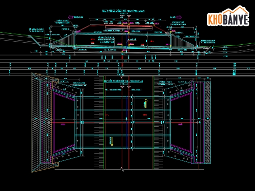 Bản vẽ cống hộp,cống hộp 4x3x3m,Bản vẽ cad cống hộp