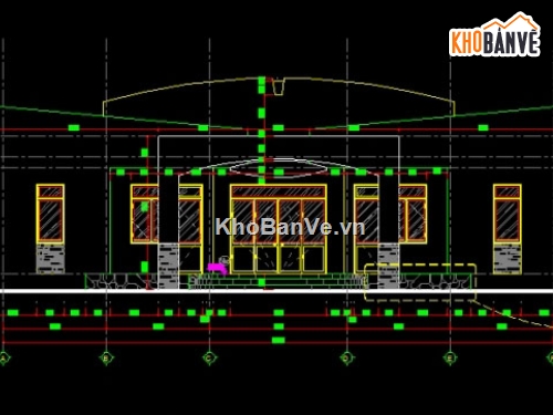 nhà văn hóa,bản vẽ,bản vẽ nhà văn hóa