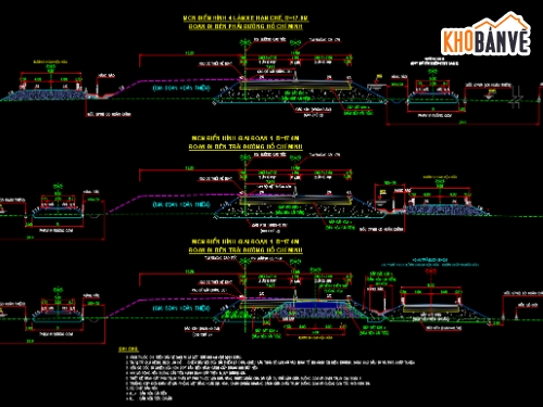 Điển hình cao tốc,cao tốc Bắc Nam,bản vẽ điển hình