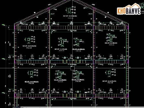 Đồ án Tốt nghiệp,Đồ án xây dụng DD&CN,BẢN VẼ ĐỒ ÁN