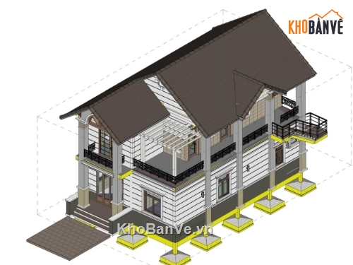 thiết kế nhà 2 tầng,Hồ sơ thiết kế nhà 2 tầng,bản vẽ revit nhà 2 tầng,mẫu nhà 2 tầng revit,thiết kế nhà 2 tầng revit