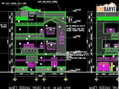 khách sạn,bản vẽ khách sạn 3 tầng 30x12m,kiến trúc khách sạn 3 tầng