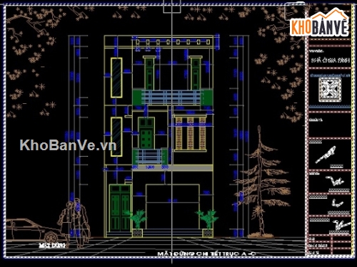 nhà 6x15m 3 tầng,bản vẽ 3 tầng nhà 6x15m,thiết kế nhà 6x15m 3 tầng,nhà phố 3 tầng 6x15m