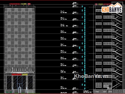 kiến trúc ngân hàng,kiến trúc trụ sở,hồ sơ thiết kế kỹ thuật,trụ sở văn phòng Techcombank