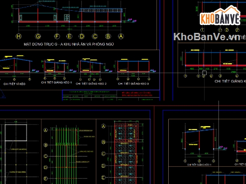 lán trại file cad,cad lán trại,lán trại fle cad