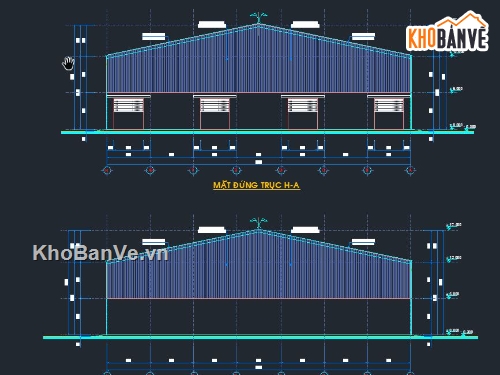 bản vẽ nhà xưởng,bản vẽ kết cấu,kiến trúc nhà xưởng