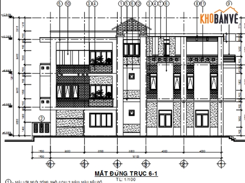 Bản vẽ nhà 3 tầng,nhà nhố 3 tầng,Bản vẽ nhà phố 3 tầng đẹp