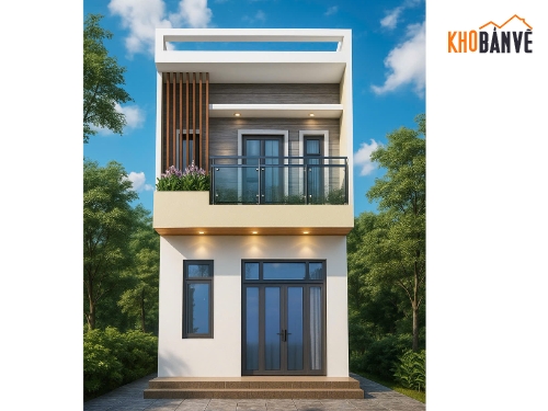 Bản vẽ nhà phố,2 tầng 1 tum,2 tầng,Bản vẽ,nhà phố  2 tầng