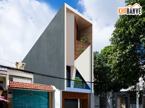Bản vẽ nhà phố,sketchup phối cảnh,Bản vẽ