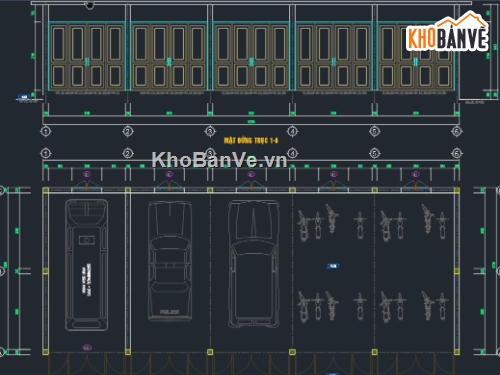 nhà xe,nhà để xe,kiến trúc nhà để xe,bản vẽ nhà để xe
