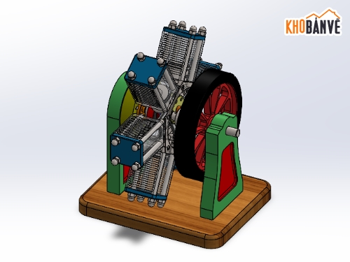 Bản vẽ cad động cơ,xy lanh khí nén,động cơ 6 xi lanh,bản vẽ động cơ 6 xi lanh,động cơ 6 xi lanh xuyên tâm khí nén