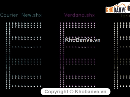 Bản vẽ,Bản vẽ full,ký tự của font