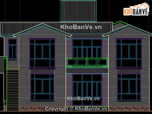 kiến trúc đẹp,kiến trúc 2 tầng,biệt thự 2 tầng,bản vẽ biệt thự 2 tầng,thiết kế biệt thự 2 tầng