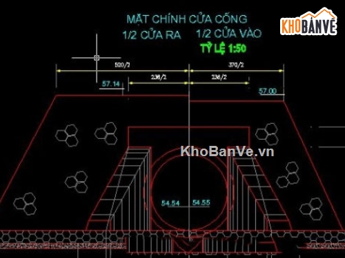 Bản vẽ cống tròn,Bản vẽ,Thiết kế cống tròn