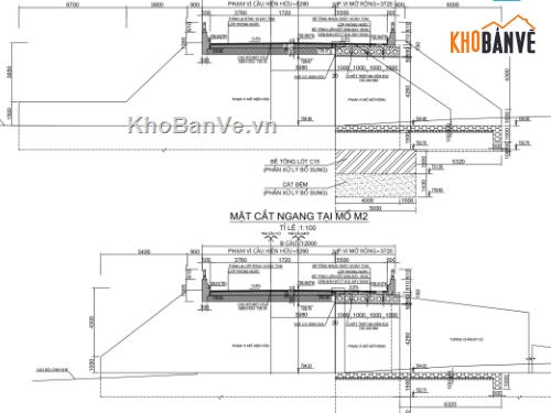 Bản vẽ,bản vẽ cầu dầm bản,thiết kế cầu dầm bản