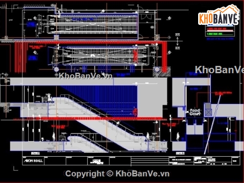 thiết kế nôi thất footcourt- AEON Long Biên,Thiết kế CS Nội Thất footcourt,AEON Long Biên,bản vẽ nội thất