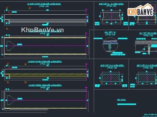 bản vẽ,bản vẽ cầu dầm,bản vẽ cầu dầm rỗng