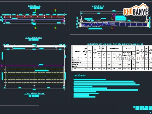 bản vẽ cầu dầm bản,bản vẽ,thiết kế cầu dầm bản