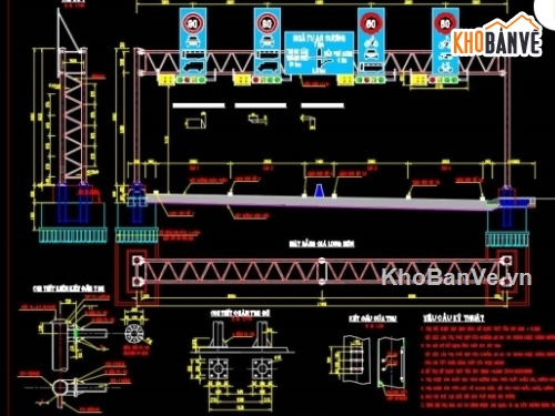 giá long môn,giá long môn lắp biển báo,giá long môn cổng chào,khung thép lắp biển báo,khung giá biển báo