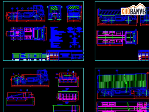 thiết kế xe tải,bản vẽ xe tải,autocad xe tải,thiết kế mẫu xe tải đầu kéo