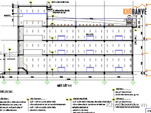Bản vẽ Thiết kế Nhà Nuôi Yến 3 tầng kích thước 5x22m - File Cad ...