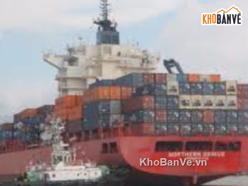 tầu chở hàng,bản vẽ tầu container 12500 tấn,thiết kế tầu container,mẫu tầu container
