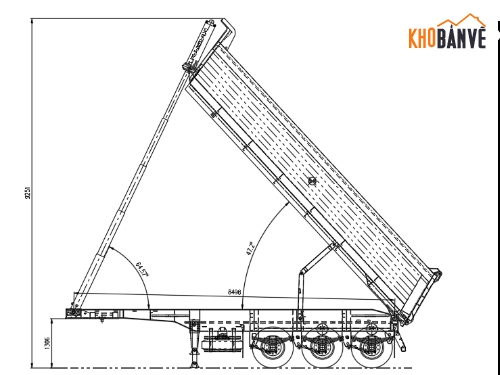 Sơ mi rơ mooc,Sơ mi rơ mooc ben,Sơ mi rơ mooc 3 trục,Semi-trailer,Semi-trailer axle configuration (2-axle,3-axle)