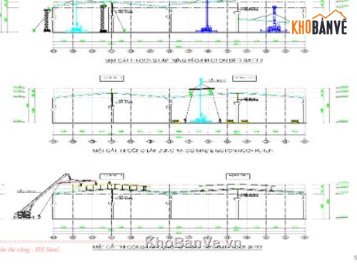 nhà xưởng,biện pháp thi công nhà xưởng,bản vẽ bptc nhà xưởng,bptc nhà xưởng