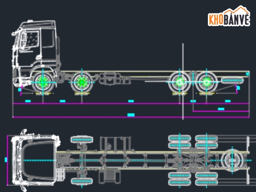 chenglong,xe tải 30 tấn,khung chassis
