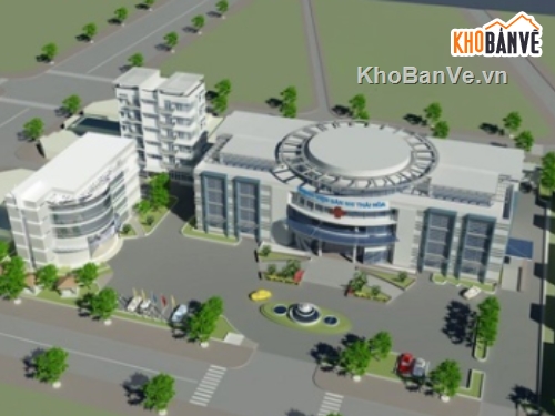 file cad bệnh viện,bệnh viện file cad,bệnh viện đồng tháp