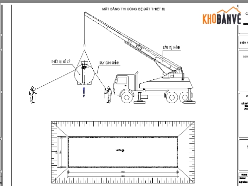 Biện pháp thi công,bồn composite xử lý nước thải,biện pháp cẩu hạ bồn composite,Biện pháp thi công bể nước,xử lý nước thải công nghiệp