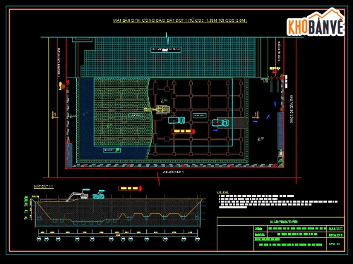 Biện pháp thi công phần ngầm,Biện pháp thi công móng hầm chung cư,Bản vẽ biện pháp thi công
