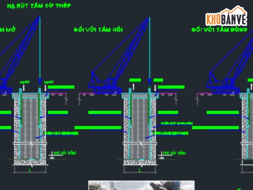 tường vây,Biện pháp thi công,thi công