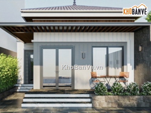 nhà 1 tầng file cad,file cad biệt thự 1 tầng,biệt thự 1 tầng cad,cad biệt thự 1 tầng