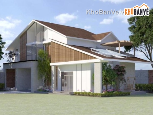 biệt thự 2 tầng,biệt thự 2 tầng đẹp,biệt thự đẹp 2 tầng