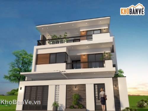 Biệt thự 3 tầng,cad biệt thự 3 tầng,file cad biệt thự 3 tầng,biệt thự 3 tầng cad