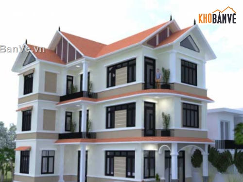 biệt thự 3 tầng,cad biệt thự 3 tầng,file cad biệt thự 3 tầng,biệt thự 3 tầng cad