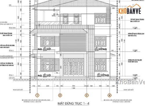 biệt thự 3 tầng,cad biệt thự 3 tầng,file cad biệt thự 3 tầng,biệt thự 3 tầng file cad