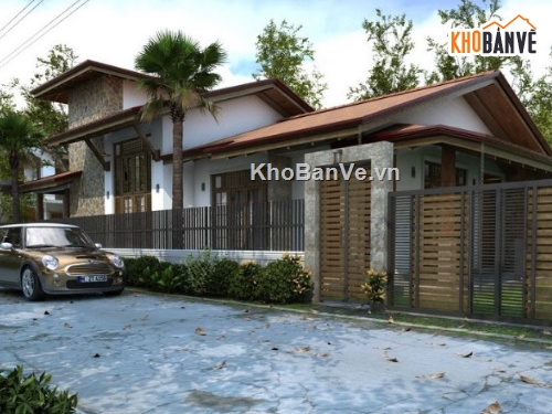 mẫu biệt thự sketchup,sketchup biệt thự,mẫu biệt thự