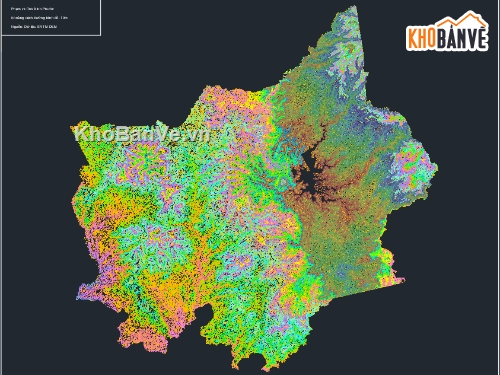 bản vẽ bình đồ,bình phước,cao độ đường đồng mức,cao độ địa hình,địa hình Bình Phước