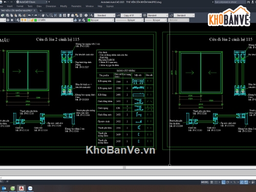 cửa nhôm,thư viện cửa,mặt cắt profile nhôm maxpro,thư viện nhôm maxpro