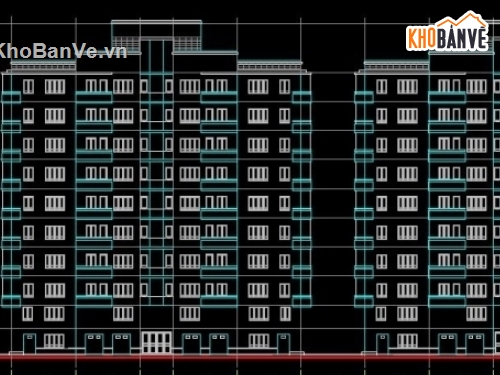 kiến trúc nhà cao tầng,kiến trúc nhà 11 tầng,thiết kế nhà cao tầng