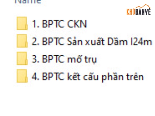 BPTC dầm I24,Bản vẽ ván khuôn dầm I24,BPTC đầy đủ dầm I24 trình AB