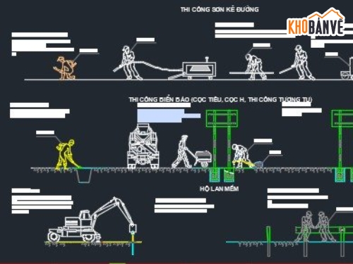 Biện pháp thi công đấu thầu đường,BPTC xử lý nền đất yếu,BPTC cầu dầm bản đổ tại chỗ,BPTC thử tải