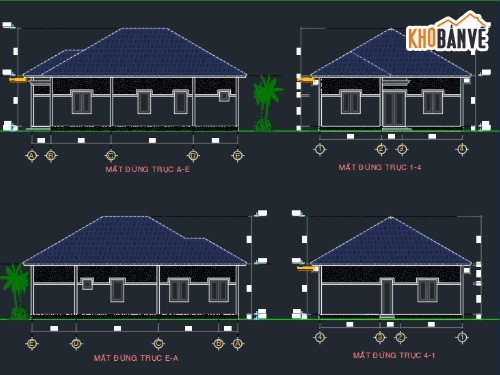 Bản vẽ nhà vườn đẹp,Các mẫu bản vẽ công năng nhà vườn,Bản vẽ nhà vườn 9x13m đẹp