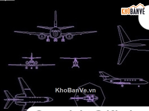 Máy bay,autocad máy bay,bản vẽ máy bay,thiết kế máy móc bay